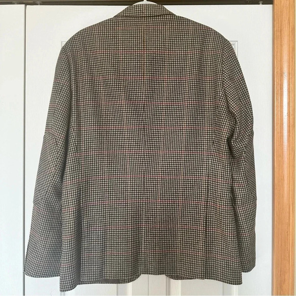 Hugo Boss 42R jacket virgin wool blend sport coat elbow patch blazer - Picture 2 of 8